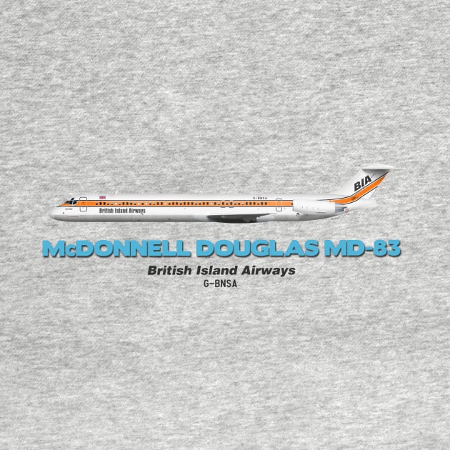 McDonnell Douglas MD-83 - British Island Airways by TheArtofFlying